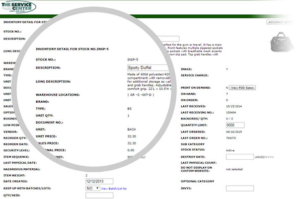 Order and Inventory Transparency